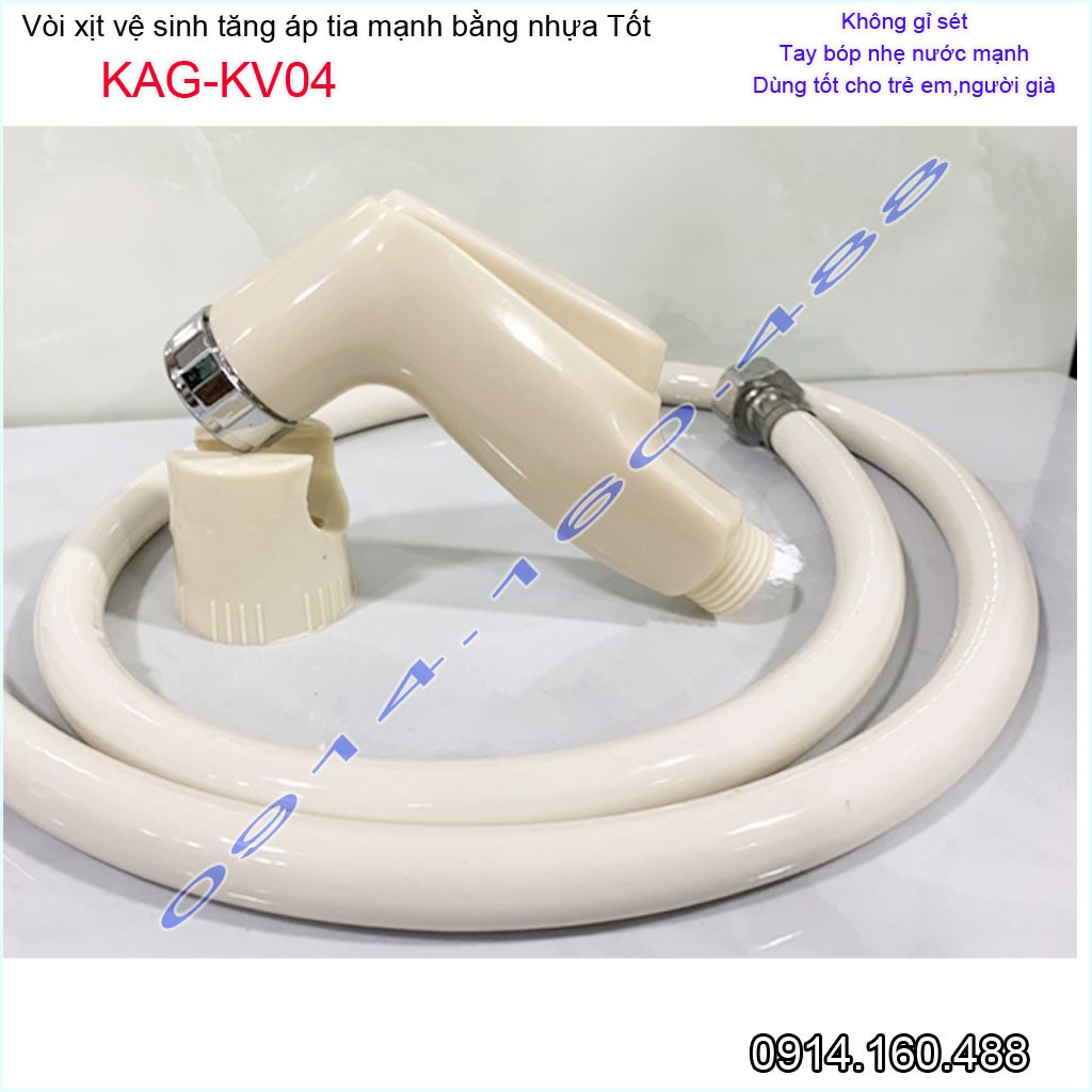 Vòi xịt bồn cầu, vòi xịt rửa nhà tắm, vòi xịt vệ sinh Oscar KAG-KV04