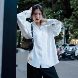 Sơ mi trắng trơn Freesize - WOG