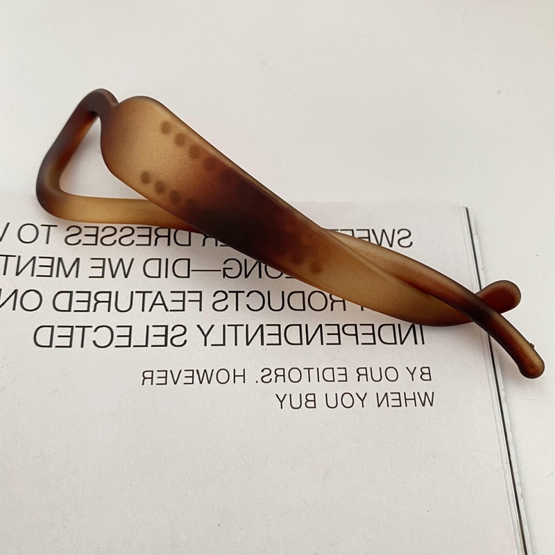 1 kẹp tóc càng cua họa tiết hình học đơn giản cá tính