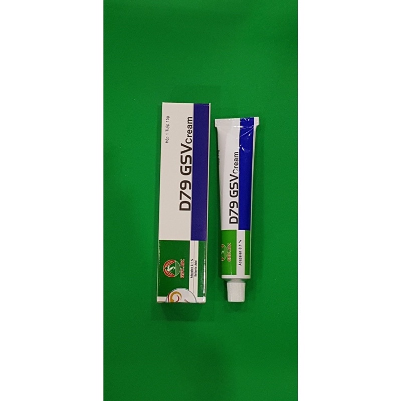 Kem ngừa mụn trứng cá mụn lưng mụn nang lông, dày dừng bít tắc lỗ chân lông D79 GSV CREAM