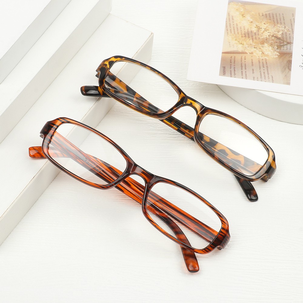 (Hàng Mới Về) Kính Đọc Sách Siêu Nhẹ Họa Tiết Da Báo Thời Trang Cho Nữ