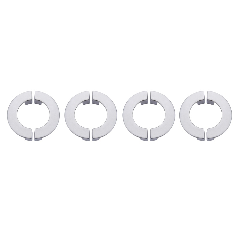 Set 8 Tay Nắm Ngăn Kéo Tủ Bằng Hợp Kim Kẽm Hình Bán Nguyệt Đơn Giản Hiện Đại