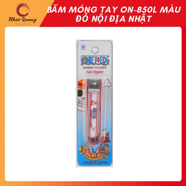 Bấm móng tay ON-850L màu đỏ nội địa nhật