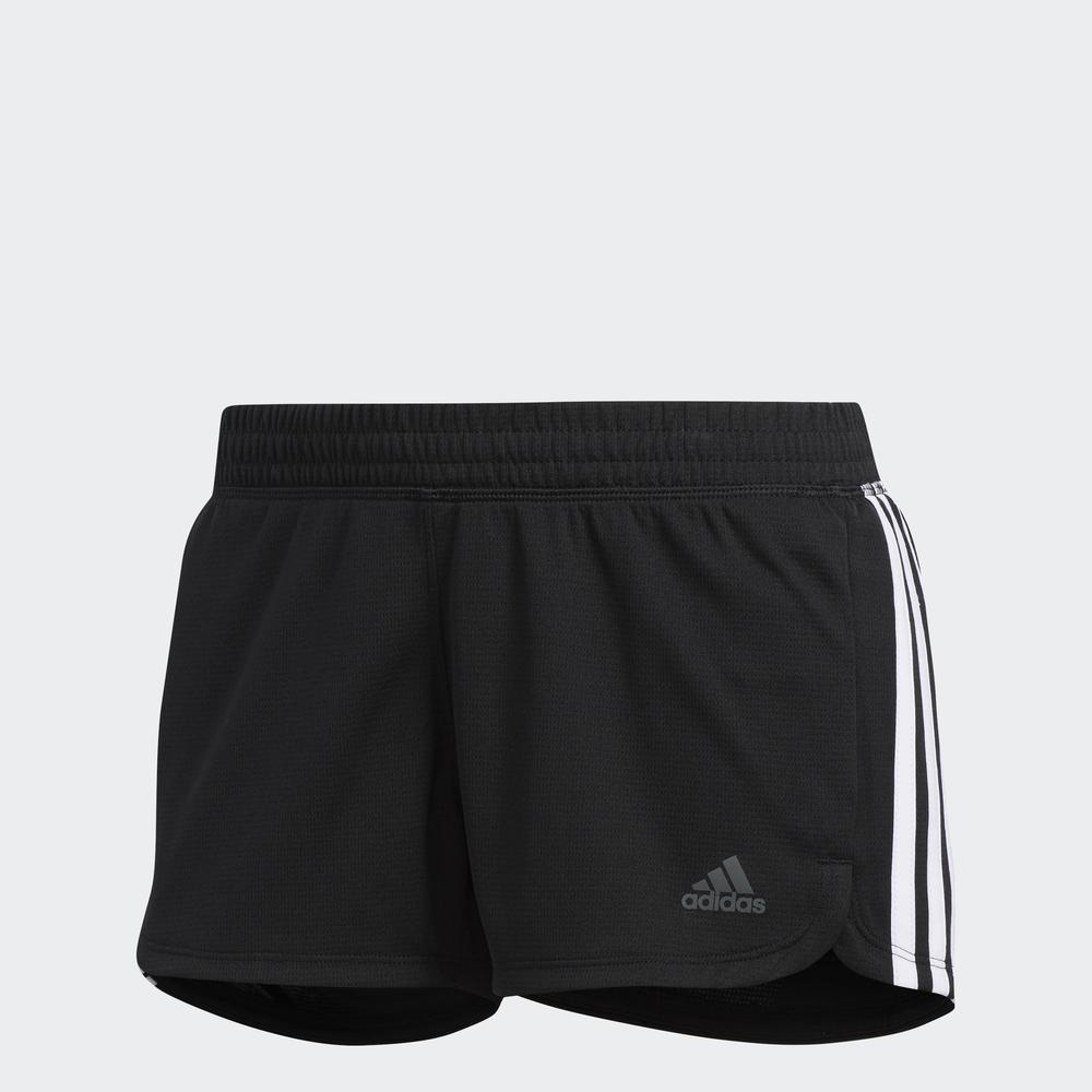 Quần Ngắn adidas TRAINING Nữ Quần short Pacer 3-Stripes Knit Màu đen DU3502