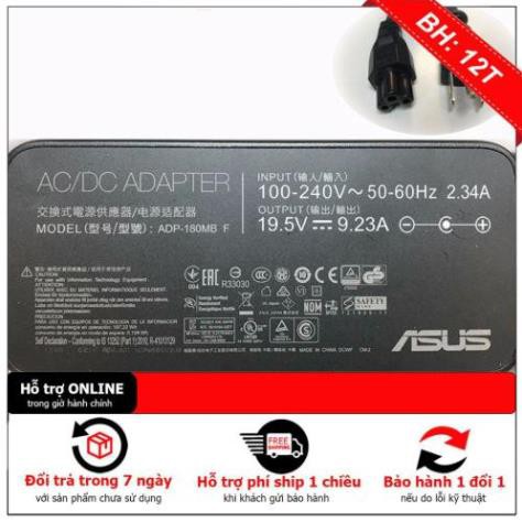 [ Sạc Zin Slim Xịn ] Sạc Adapter laptop Asus G750JW-QS71-CB 19.5V 9.23A 180W