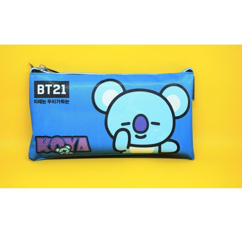 Bóp Viết Vải Bạt In Hình Nhân Vật Bt21 Chimmy Tata Cooky. 6