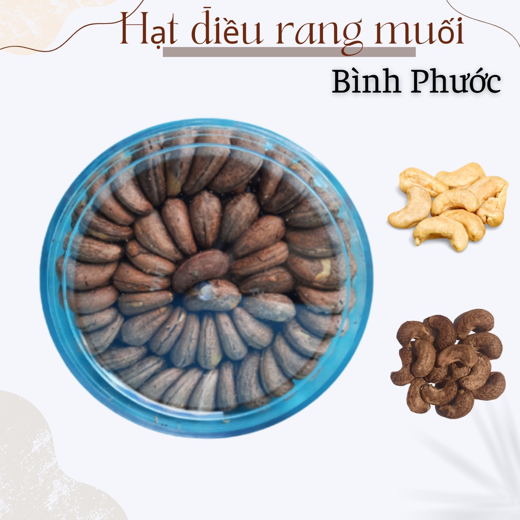 500g Hạt điều rang muối loại nguyên vỏ lụa size A cồ (loại 1)