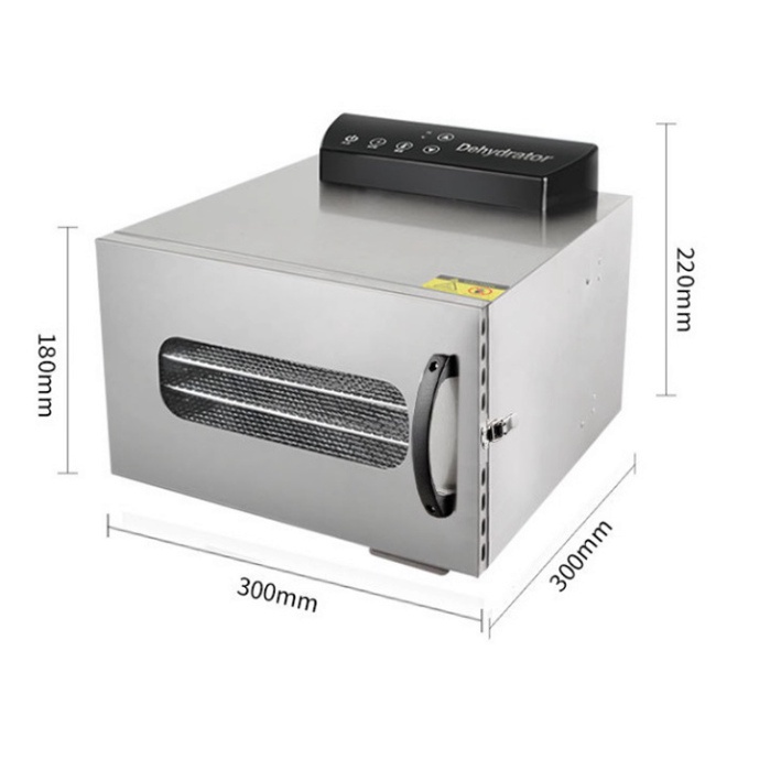 Máy sấy thực phẩm hoa quả, sấy khô thực phẩm 6 khay inox