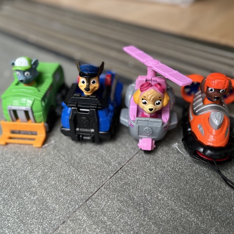 Xe đồ chơi biệt đội chó cứu hộ Paw Patrol, hàng chính hãng an toàn cho bé, nhựa siêu bền, không sử dụng pin