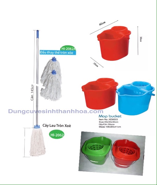 Xô vắt lau sàn, xô vắt lau nhà