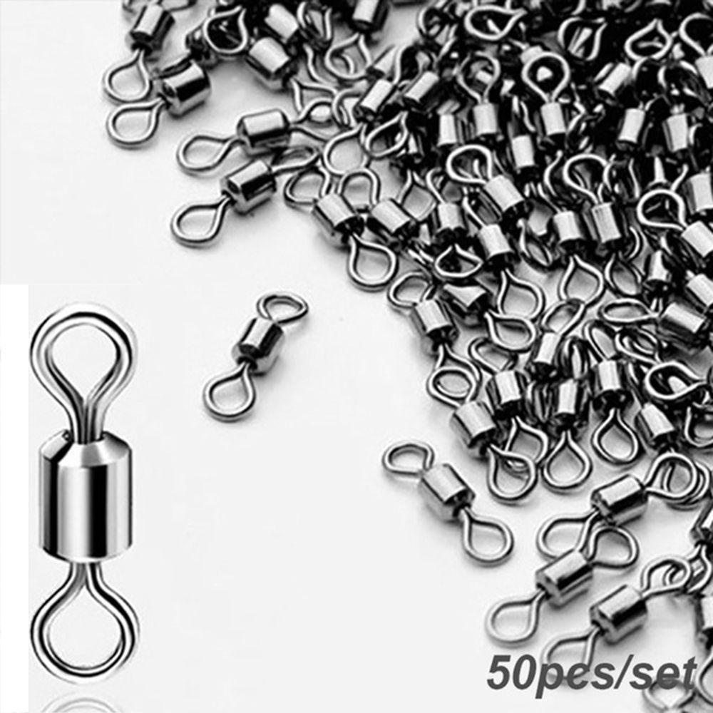 Set 50 Móc Nối Câu Cá Bằng Thép Không Gỉ TAYLOR1
