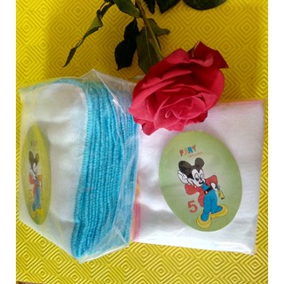 Khăn sữa gạt Nhật 22x25cm mềm mại túi 10 cái 4 lớp