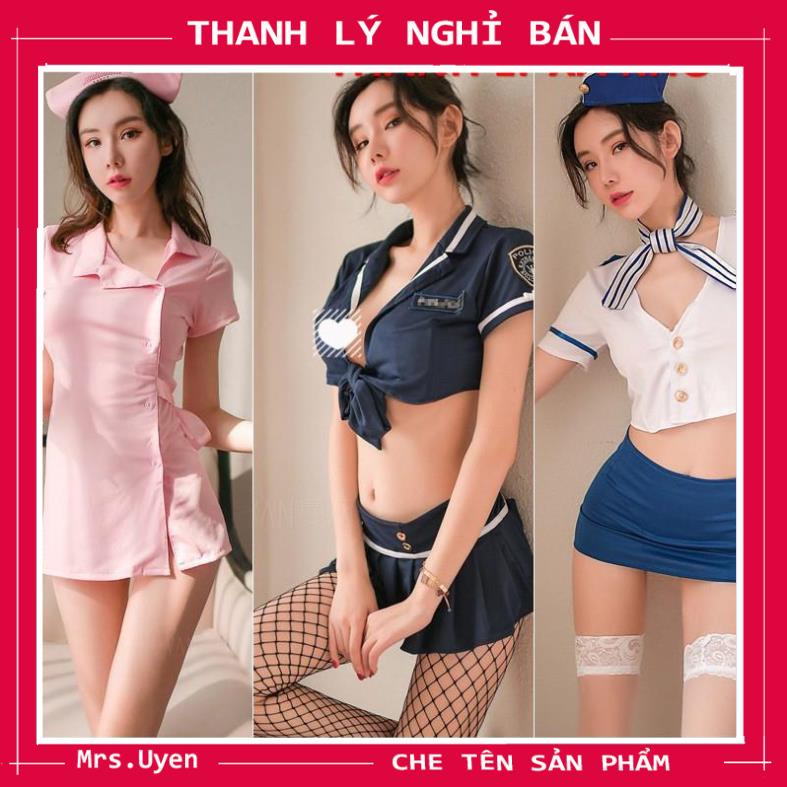 BỘ NGỦ COSPLAY SEXY GỢI CẢM - ĐÓNG VAI Y TÁ, TIẾP VIÊN, THỦY THỦ FULLSET KHÔNG TẤT | BigBuy360 - bigbuy360.vn