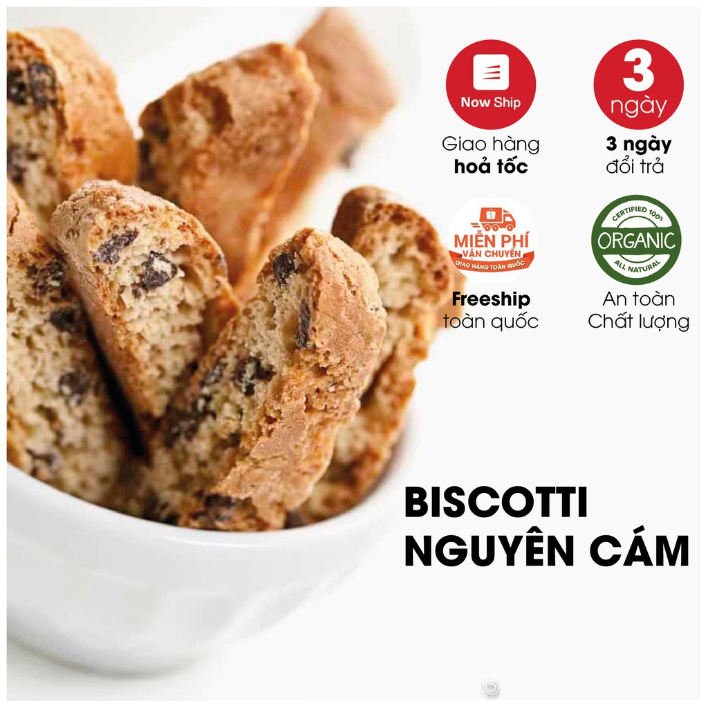 Bánh biscotti Cela là bánh ngũ cốc ăn kiêng, bữa phụ chuẩn eat clean dành cho cánh chị em giảm cân , 1 túi mix 3 vị | BigBuy360 - bigbuy360.vn