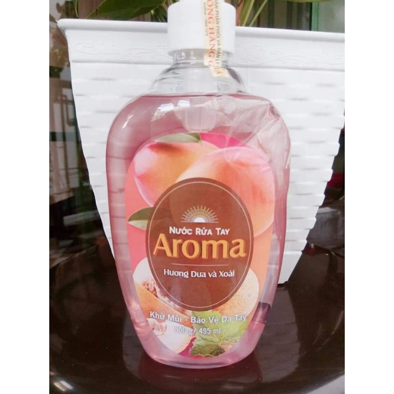 Nước rửa tay Aroma hương dưa xoài 500g