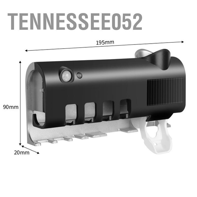 Hàng Sẵn Giá treo bàn chải Kem đánh răng khử khuẩn tia UV Thông minh An toàn cho phòng tắm【Tennessee052】
