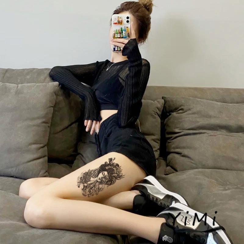 Miếng dán hình xăm tạm thời SAI MAGIC TATTOO 18CM×11CM chống thấm nước lâu trôi lên đến 2 tuần