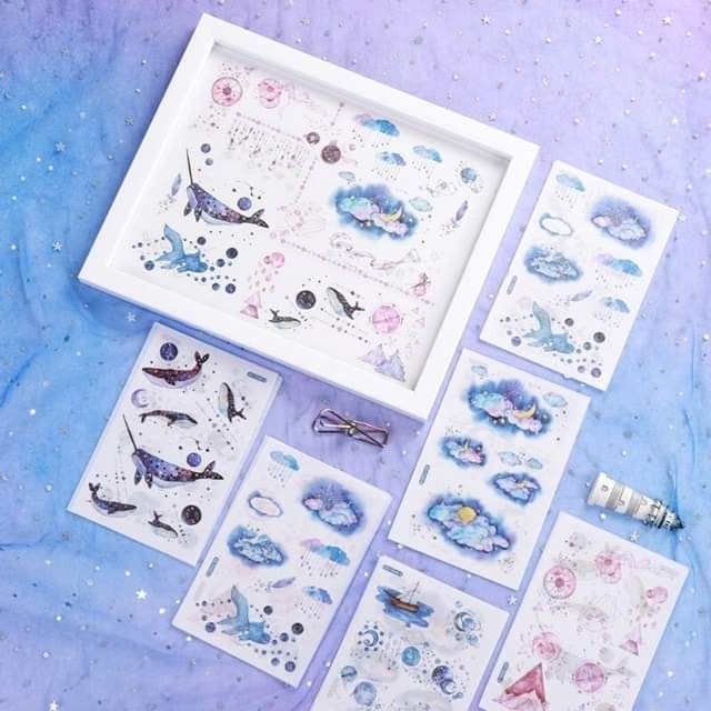 Set washi sticker Mystery độc đáo