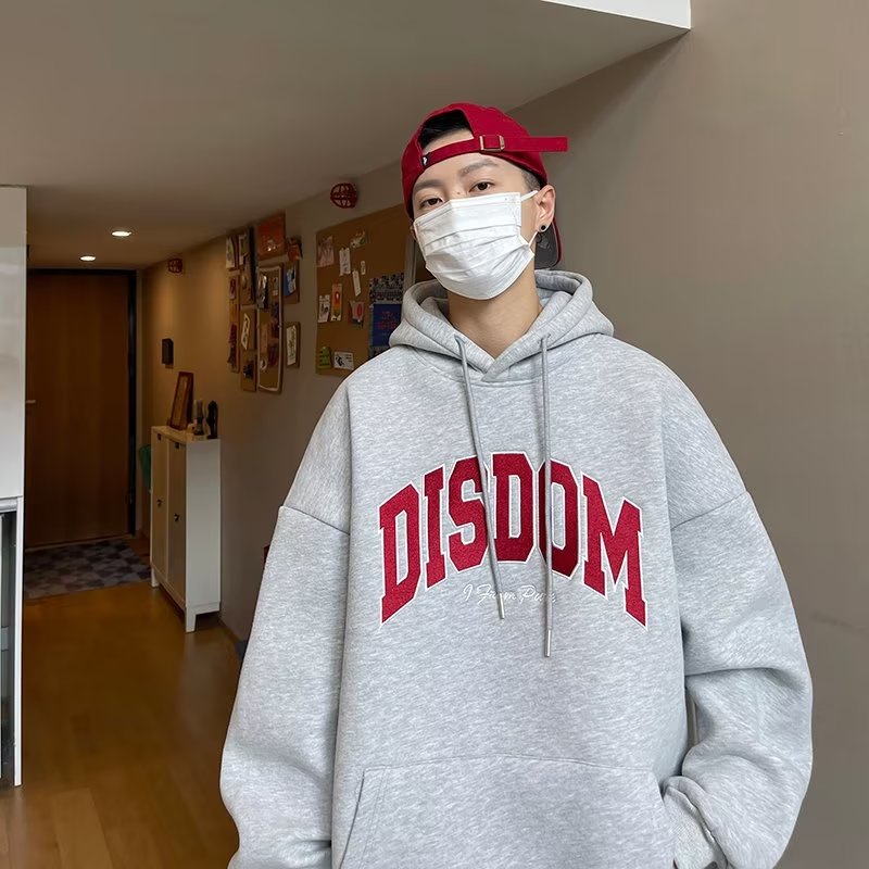 Áo Khoác Có Mũ Trùm Dáng Rộng Thời Trang Mùa Xuân Thu Phong Cách Mỹ Dành Cho Nam