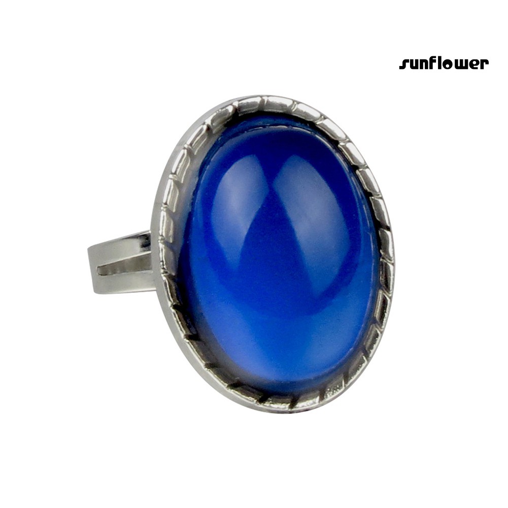 Nhẫn Đính Đá Thay Đổi Màu Sắc Theo Tâm Trạng Thời Trang Dành Cho Nữ