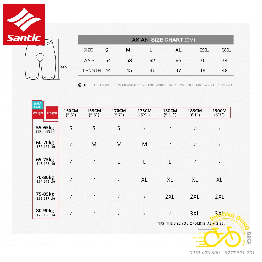 Quần nam đi xe đạp thể thao SANTIC 9C05104