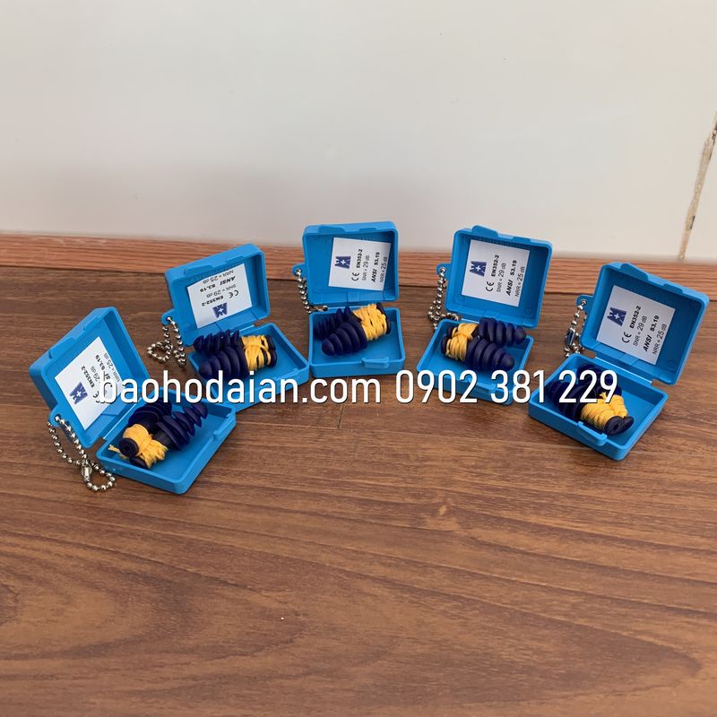 Nút bịt tai chống ồn Blue Eagle NP363 màu xanh (5 cặp)