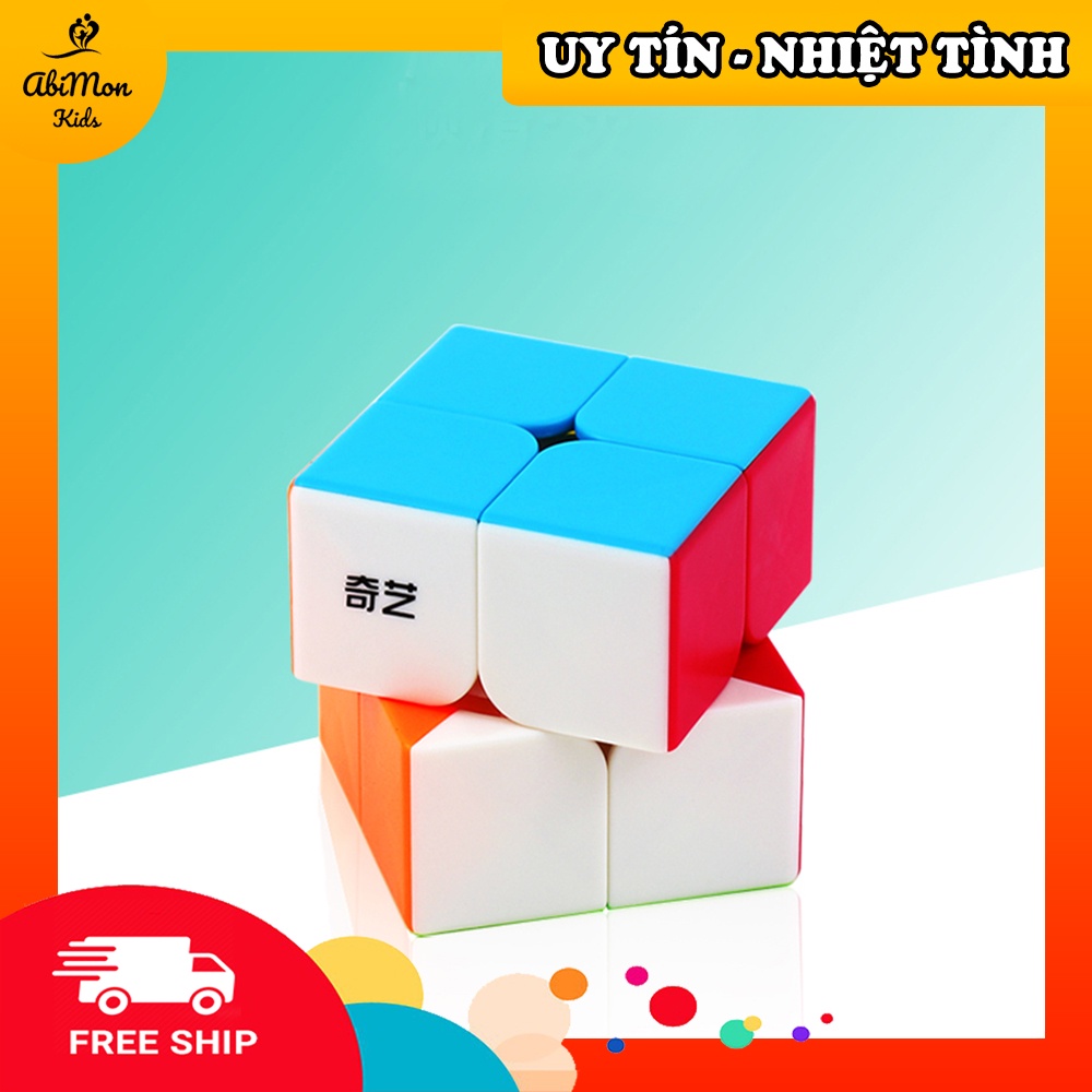 Bộ Rubik 2x2 Lập Phương (QY SpeedCube) ☘️ Montessori cao cấp ✨ (Đồ chơi Gỗ - Đồ chơi Giáo Dục - An toàn - Thông minh)