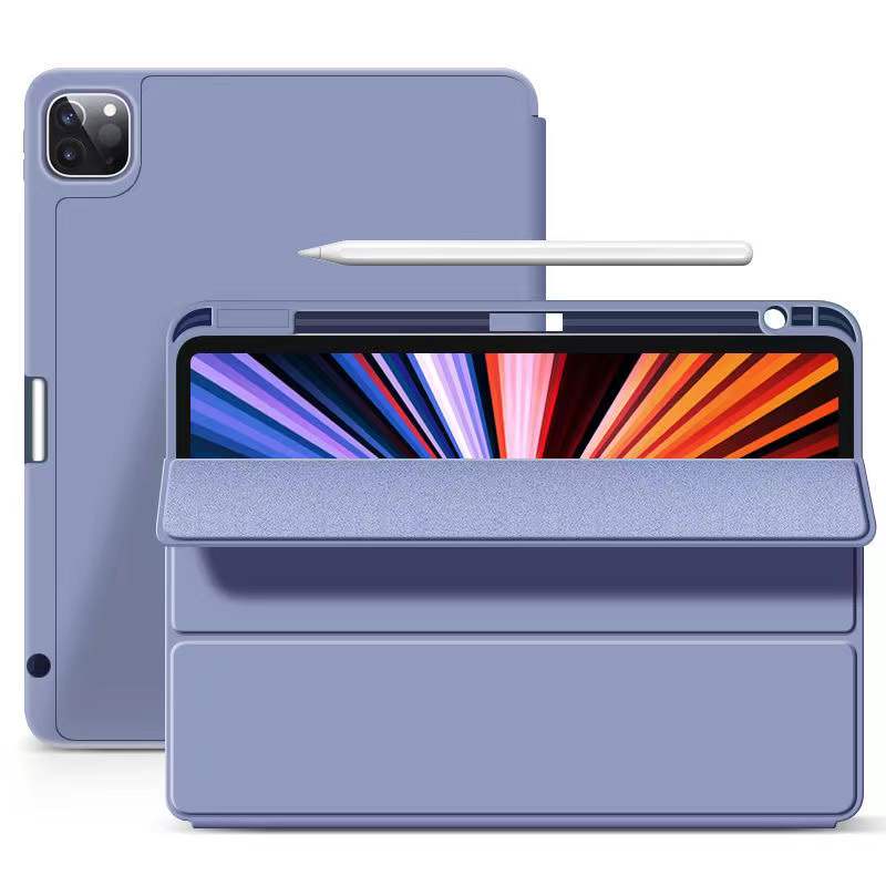 Bao Da Máy Tính Bảng Có Ngăn Đựng Bút Cảm Ứng Cho iPad Pro 11 12 9 2021 iPad Air 4 5 10.9 5th Gen 12.9 Mini 6 8.3 inch