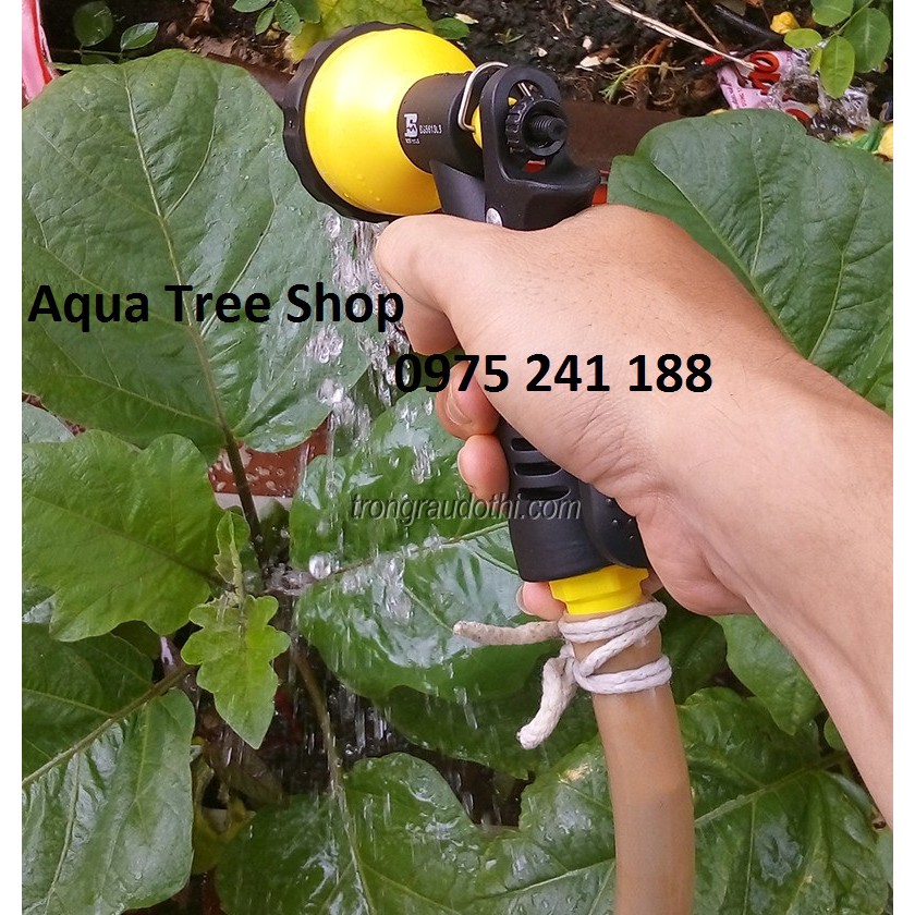 Vòi tưới cây Bosi 6 tùy chỉnh phun tưới (không bao gồm dây)