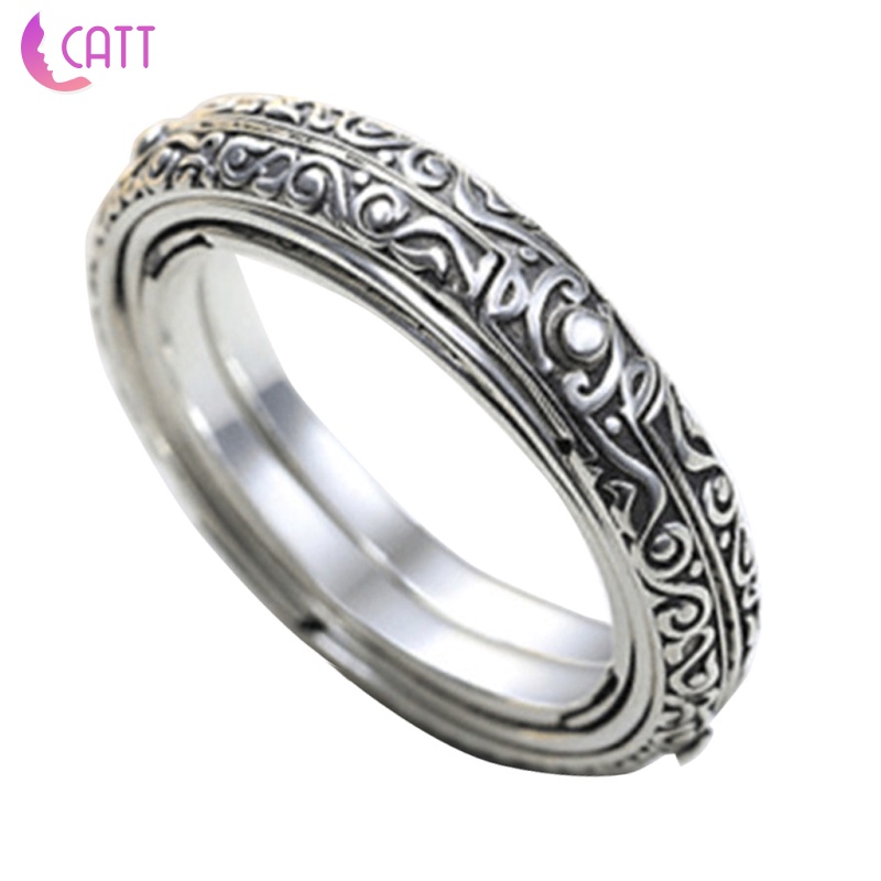 Set 2 nhẫn cặp tạo hình quả cầu thiên văn vũ trụ hợp thời trang cho cặp đôi