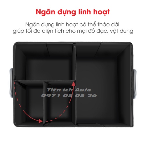 Thùng đựng đồ đa năng vải dù Oxford 1680D cao cấp xếp gọn, gấp gọn - Nhập khẩu chính hãng | tienich_auto