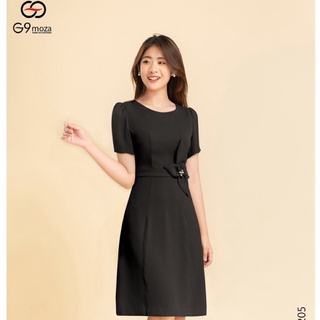 Đầm tay cộc G9moza 9205 chất liệu thô