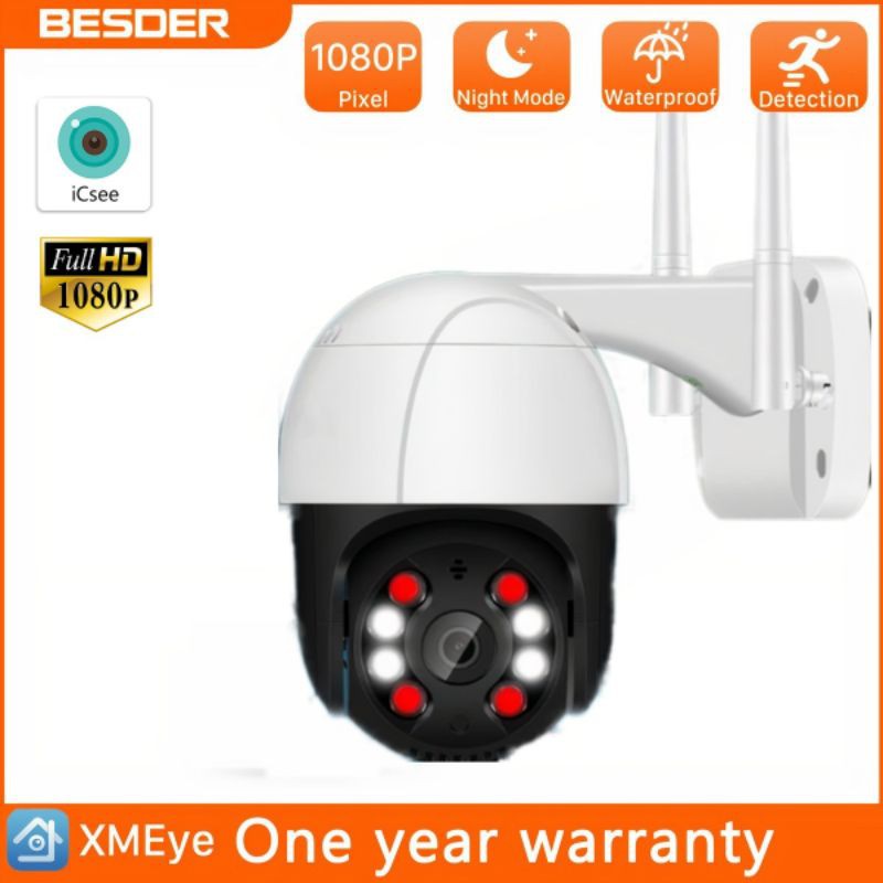 [ICSee] Camera wifi ngoài trời FHD1080p, xoay 360 độ tích hợp báo động,tự theo dõi khi phát hiện chuyển động