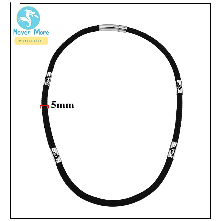 Dây chuyền dù thái cao cấp bọc khoen inox khắc kí hiệu đẳng cấp phong độ, lịch lãm