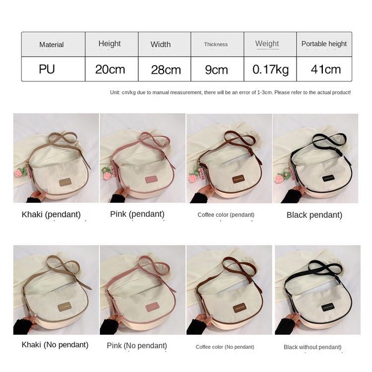 Túi Đeo Vai jiaozi Mẫu 2023 Thời Trang Mùa Hè Đơn Giản Dành Cho Nữ