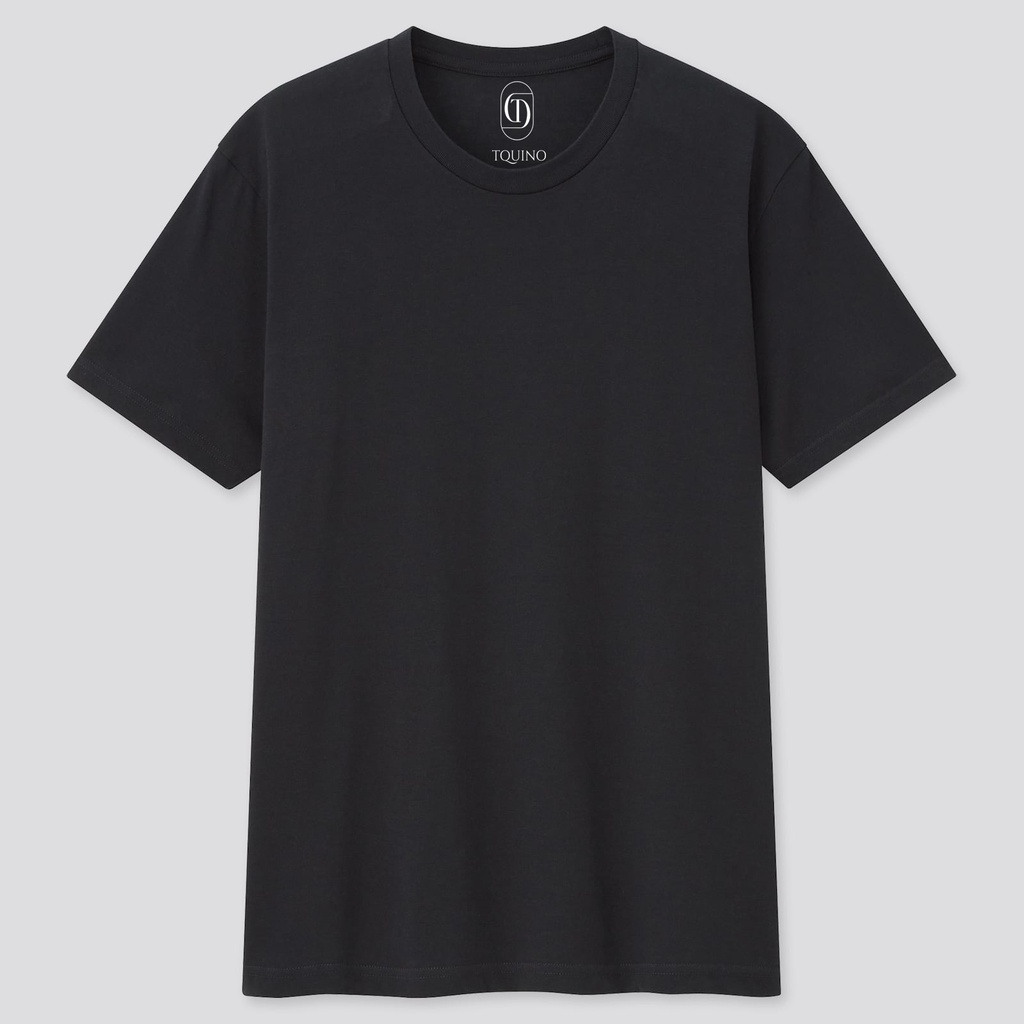 Áo Thun Nam Polo Cổ Tròn Vải Cotton Cá Sấu Đen Quý Phái, Đen