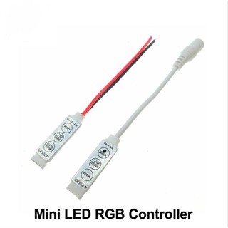 Công Tắc Điều Khiển Độ Sáng Đèn Led Rgb 5050 3528 Smd DC 12V