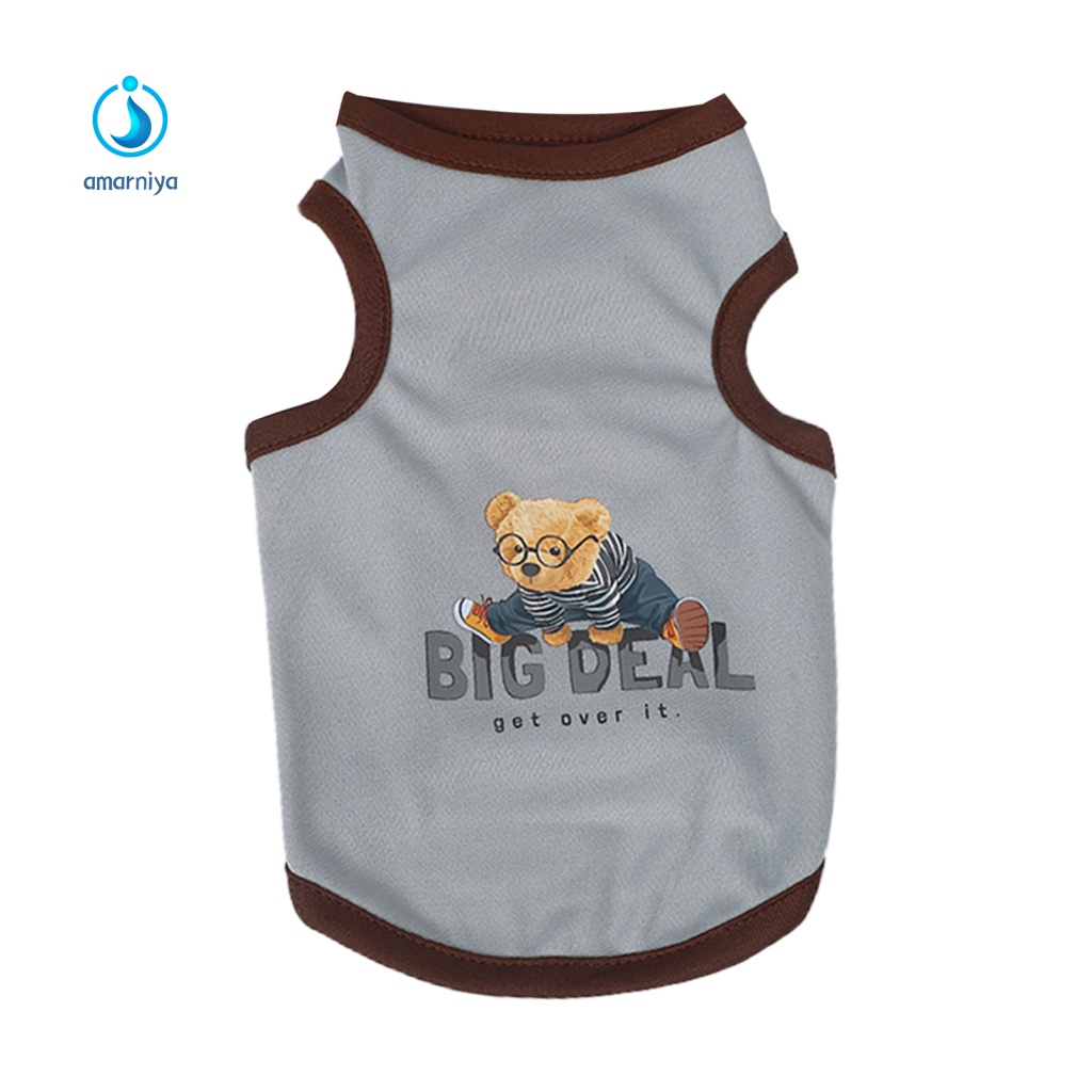 Amar Áo Sơ Mi Mềm Mát Mẻ Cho Cún Cưng Ngoài Trời