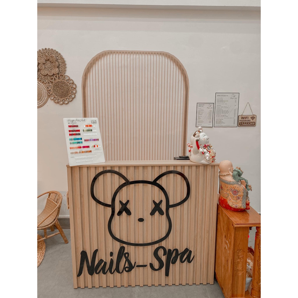 Bảng bày móng Mica 150 màu - Tặng kèm móng gắn