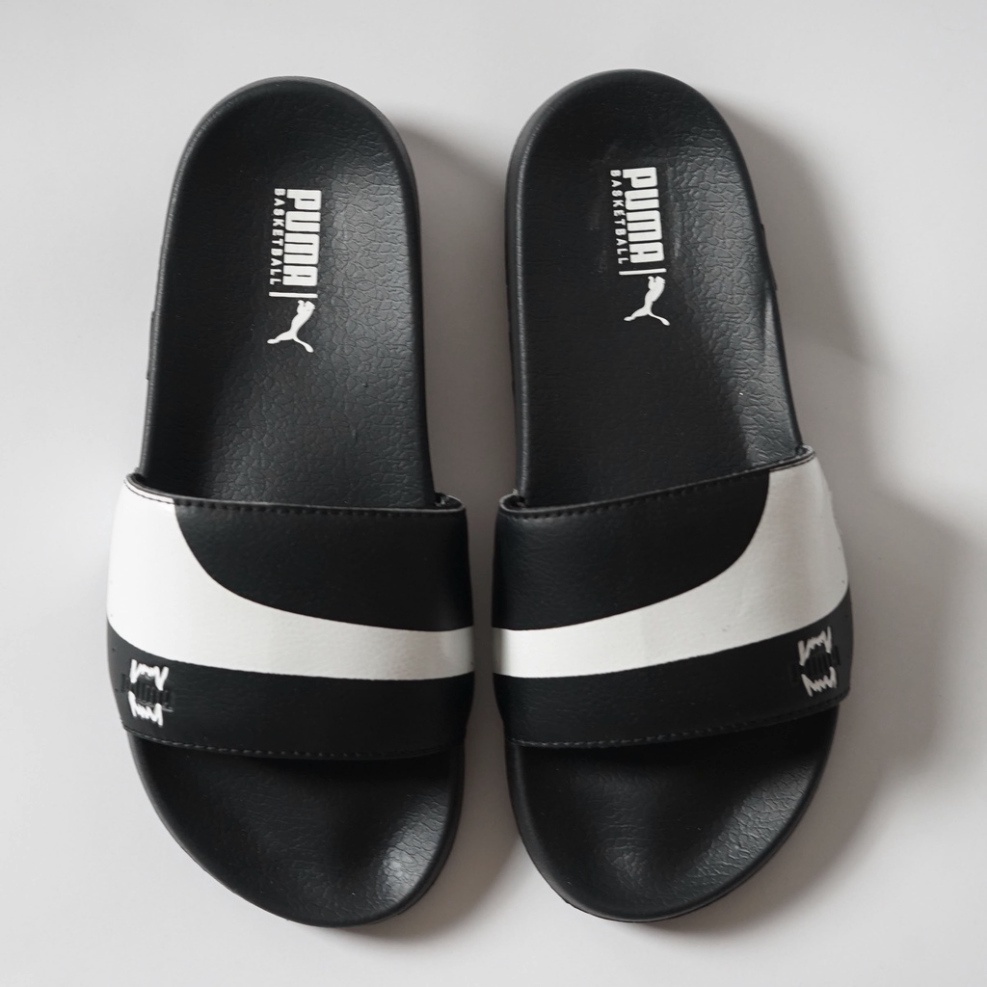Dép quai ngang Puma Leadcat 2.0 Basketball unisex, mang êm chân, đế bền, không trơn trượt, BGHouse