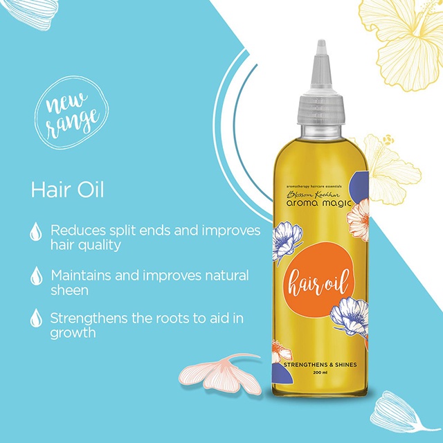Oil Hỗ Trợ Mọc Tóc, Giảm Rụng, Làm Mượt Aromamagic | Aroma Magic Hair Oil 200ml