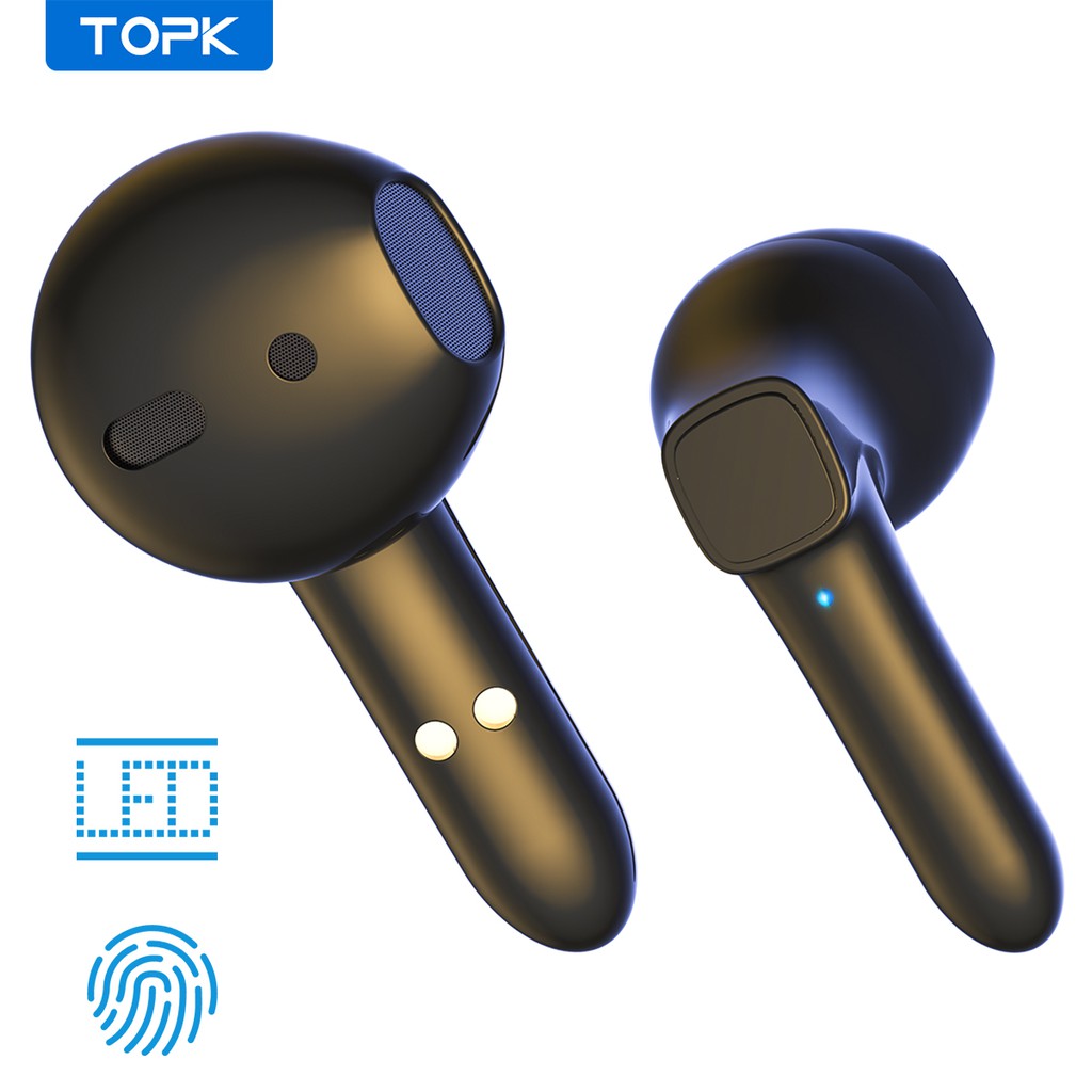 Tai Nghe Bluetooth TOPK T20 TWS Không Dây Kết Nối Chất Lượng Cao