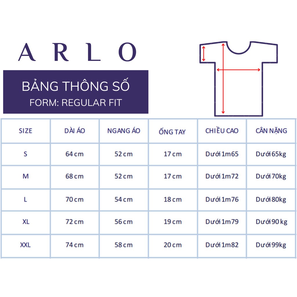 Áo Thun Trơn Basic Unisex Cổ Tròn Chất Liệu Cotton - ARLO