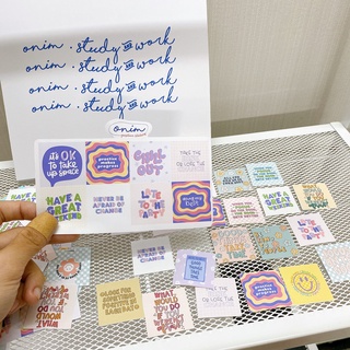 Set 20 sticker dán hình siêu siêu dễ thương - Onim