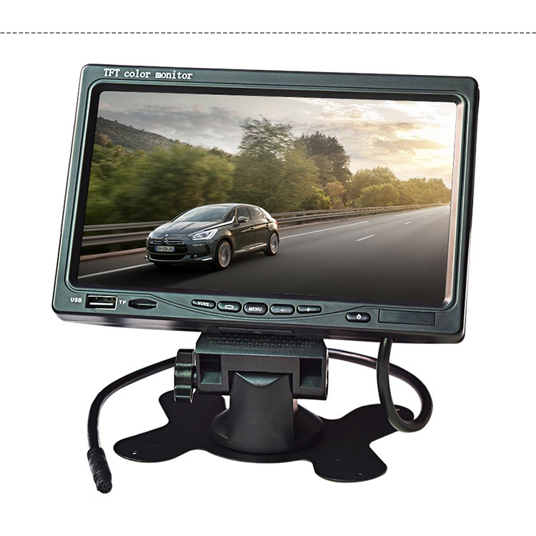 Màn hình ô tô 7 Inch chuẩn HD gắn Taplo nguồn DC12-24V