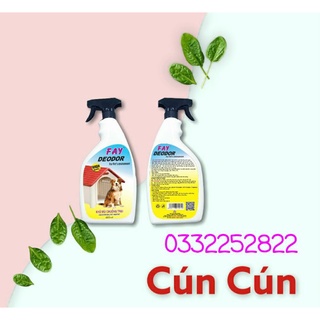 Xịt khử mùi chuồng trại Fay Deodor 600ml