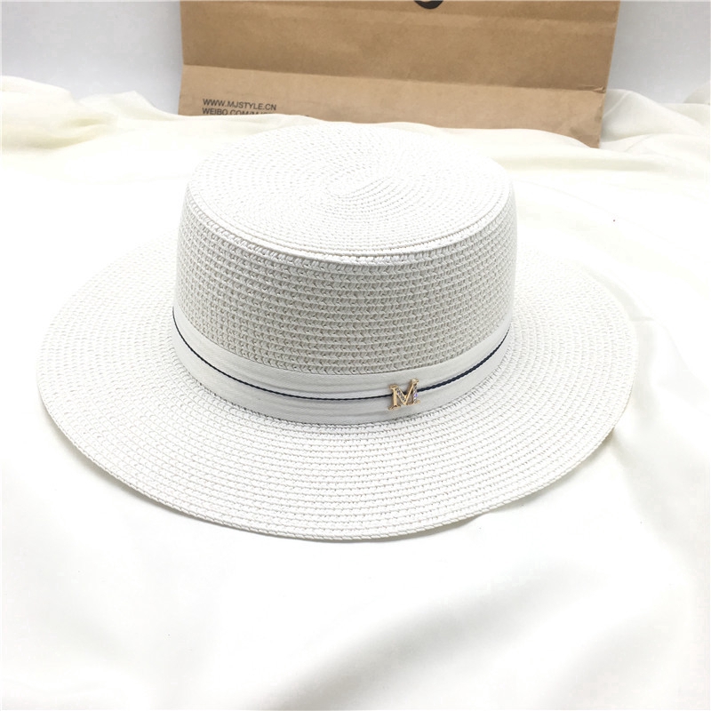 Korean style straw knitted straw hat for women