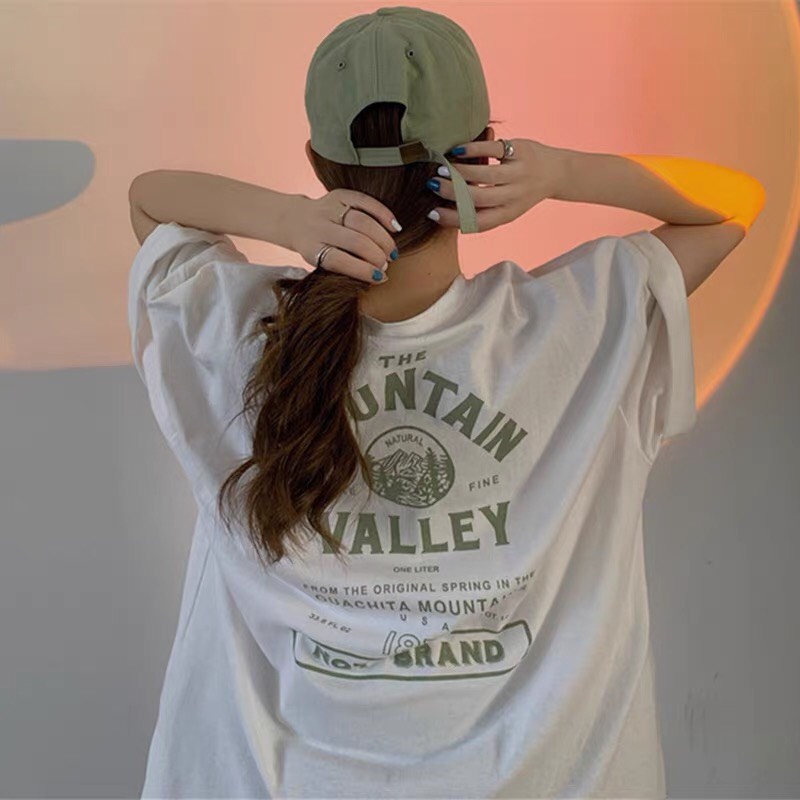 Áo thun phông logo tay Full size WALLEY 1871 Unisex From rộng KL Unisex