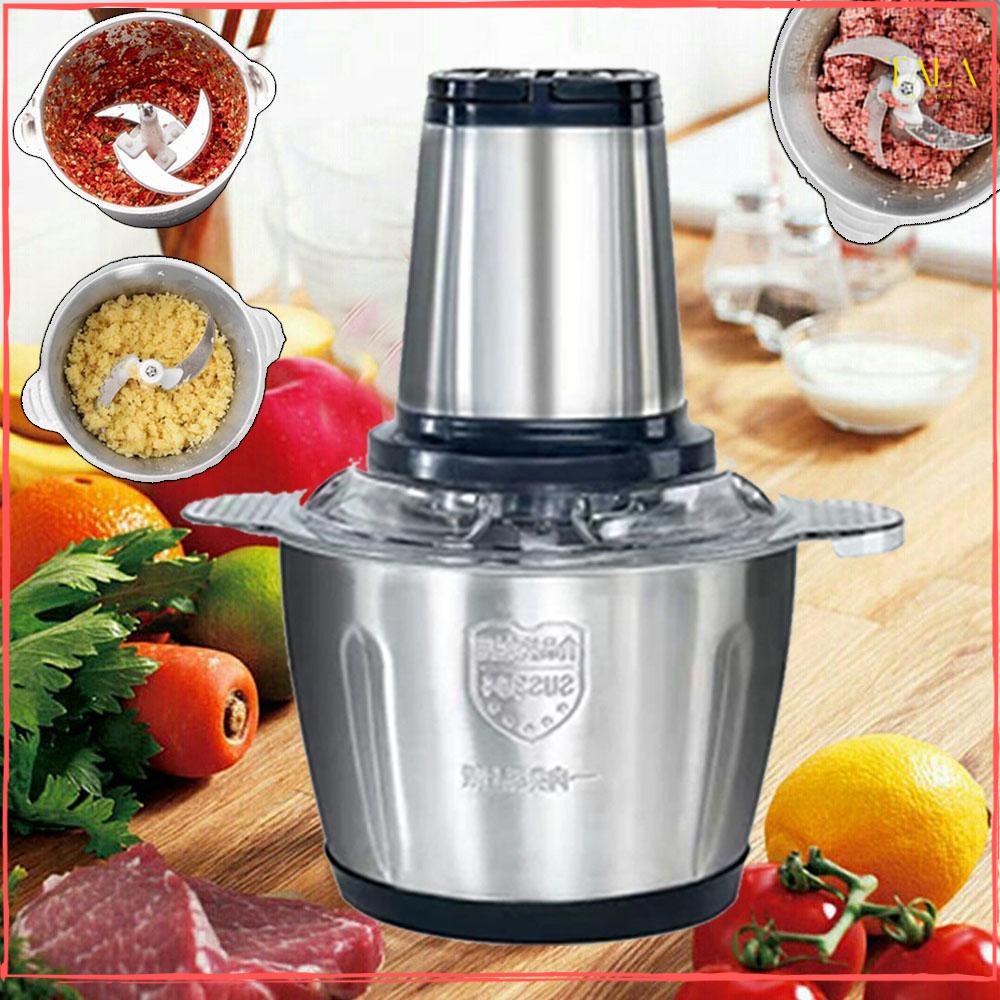 [Có Bảo Hành] Máy Xay Thịt Đa Năng Dung Tích 2L, Cối SUS304, 4 Lưỡi Dao, Động Cơ Lõi Đồng, Công Suất 250W Mạnh Mẽ