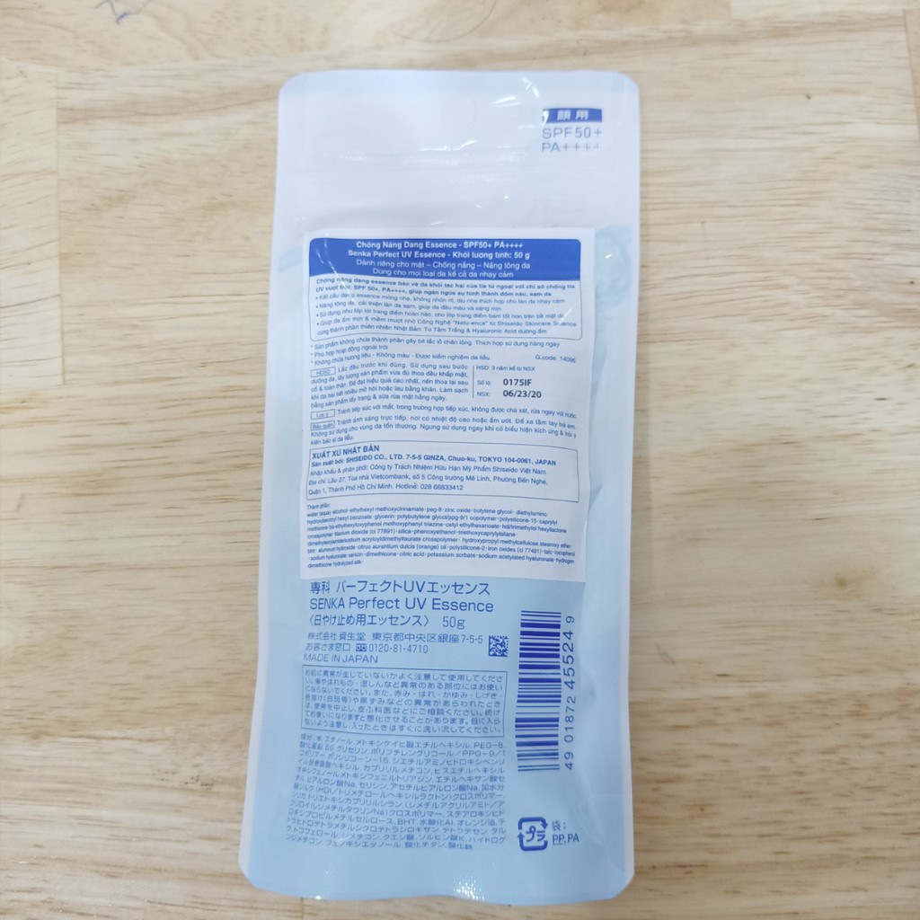 Kem Chống Nắng Dạng Sữa Senka Perfect UV Milk SPF 50+/PA+++ 80ml LINACOS